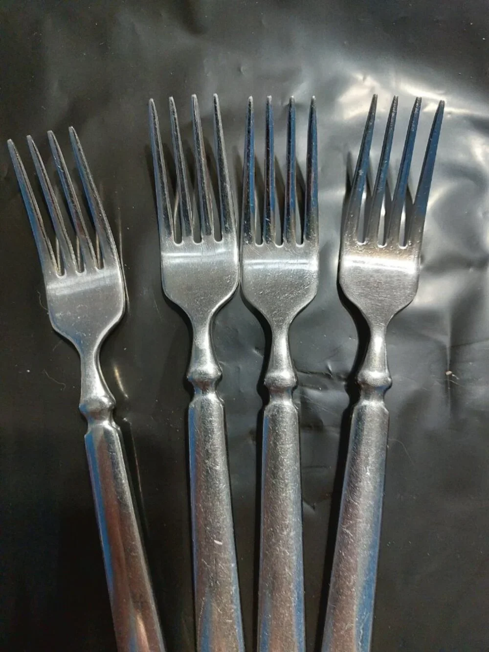 Martha Stewart EMPIRE MSE Stainless Flatware Forks Lot Of 4